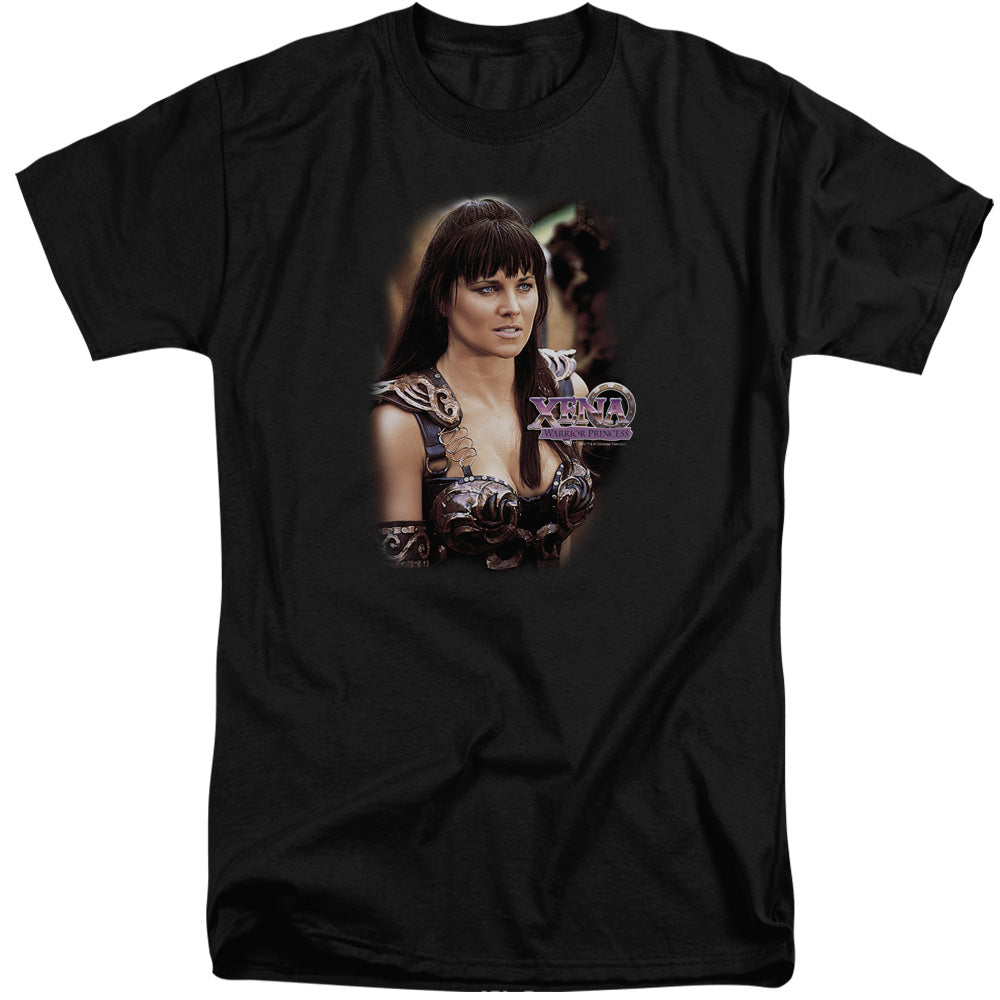 Xena - Warrior Princess - Short Sleeve Adult Tall - Black T-shirt