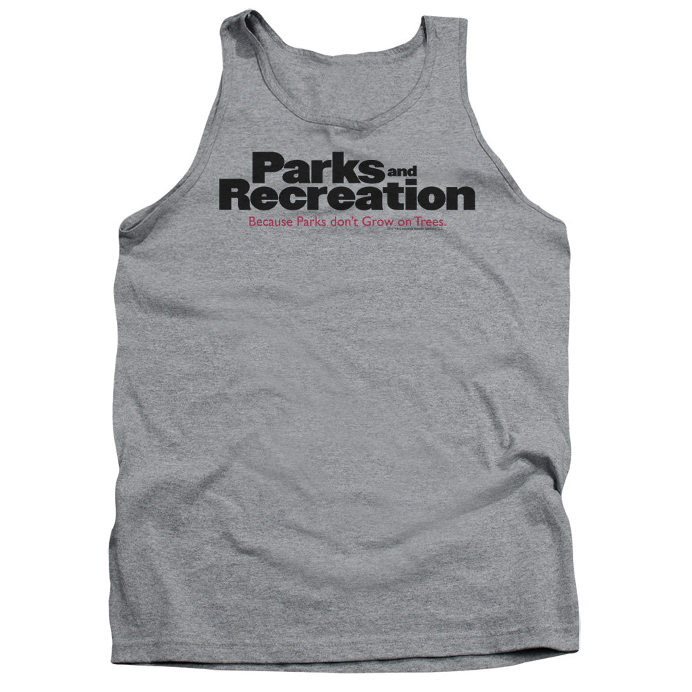 Parks And Rec Logo - Adult Tank - Athletic Heather