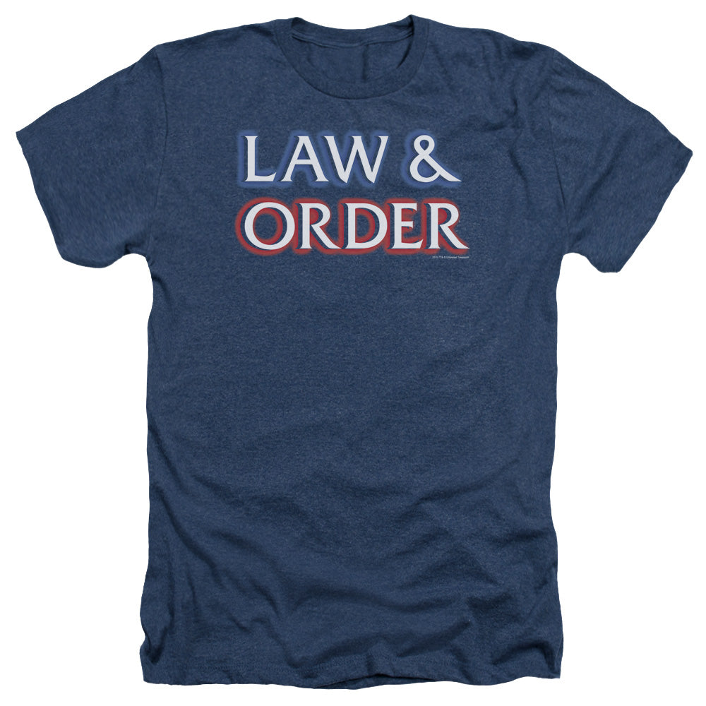 Law And Order - Logo - Adult Heather - Navy