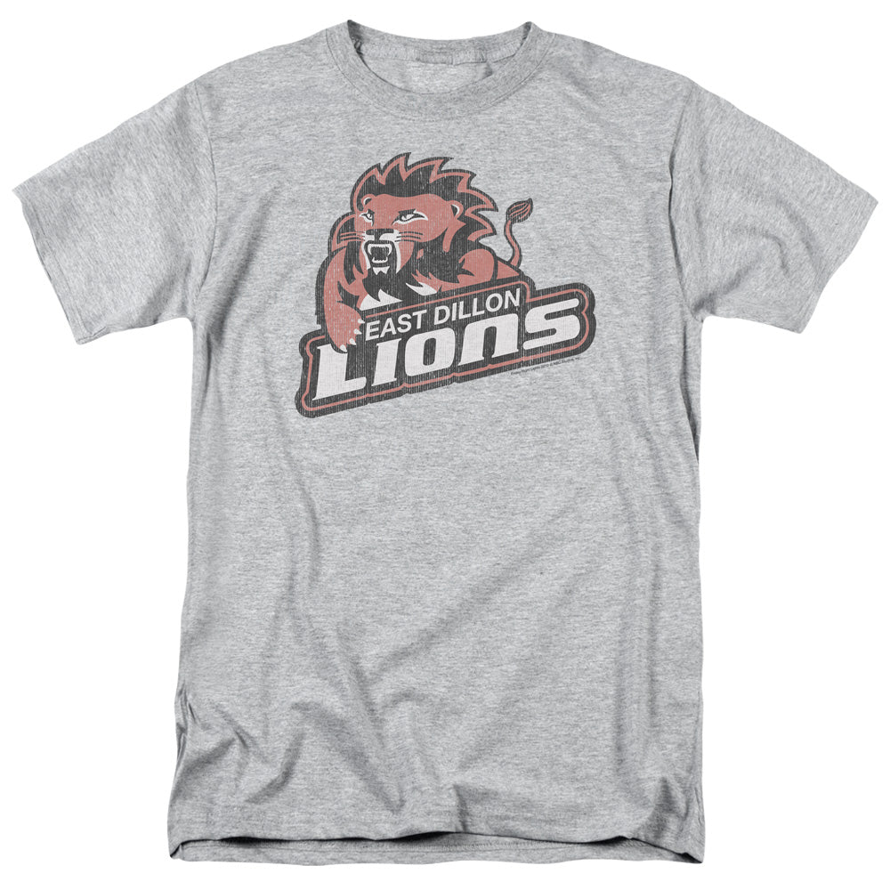 Friday Night Lights - East Dillion Lions - Short Sleeve Adult 18/1 - Athletic Heather T-shirt