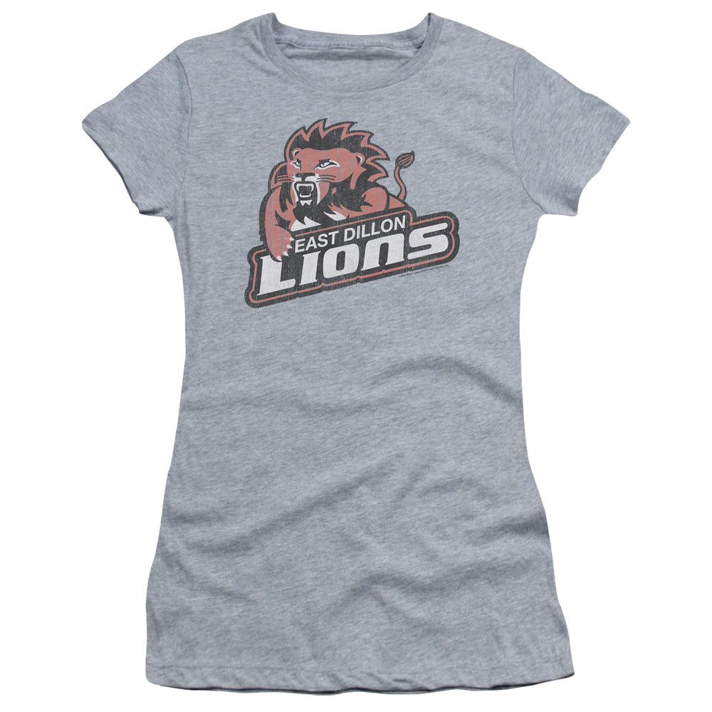 Friday Night Lights - East Dillion Lions - Short Sleeve Junior Sheer - Athletic Heather T-shirt