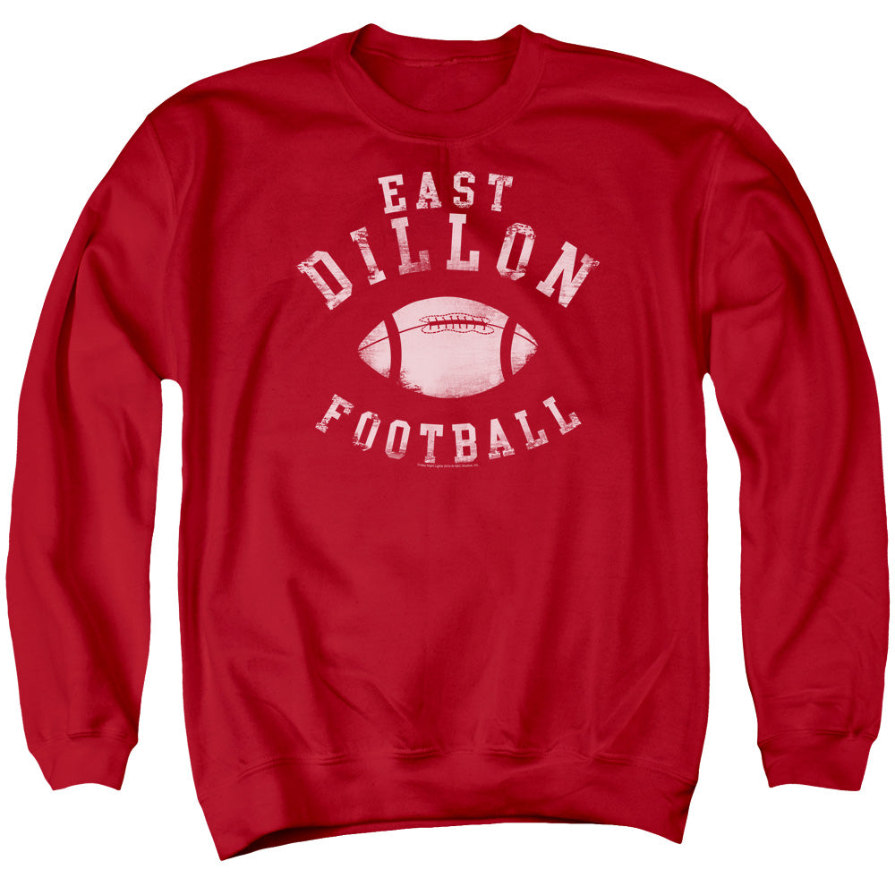 Friday Night Lights - East Dillon Football - Adult Crewneck Sweatshirt - Red