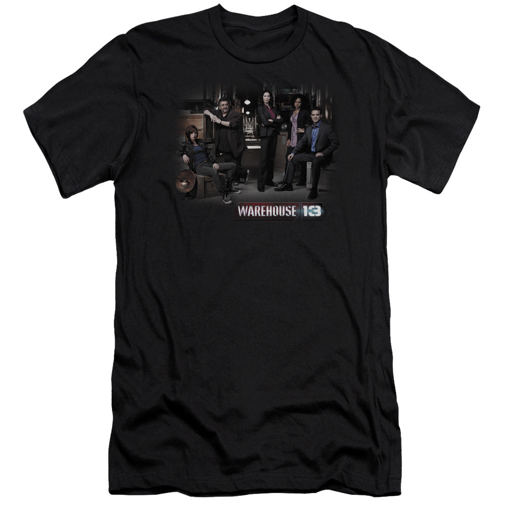 Warehouse 13 - Warehouse Cast - Short Sleeve Adult 30/1 - Black T-shirt