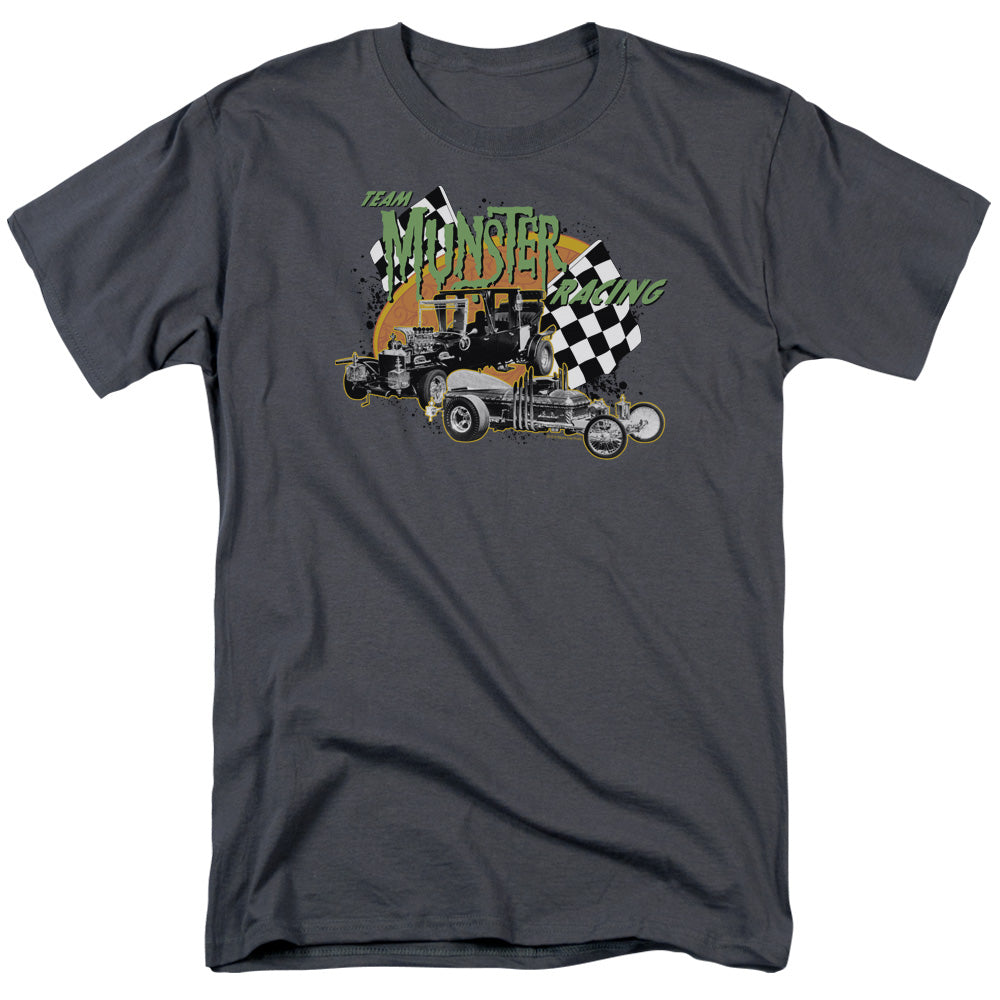 The Munsters - Munster Racing - Short Sleeve Adult 18/1 - Charcoal T-shirt