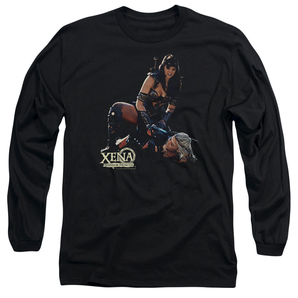 Xena - In Control - Long Sleeve Adult 18/1 - Black T-shirt