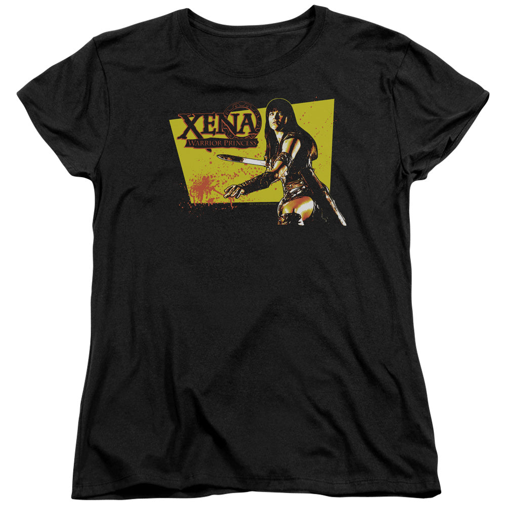 XENA CUT UP - S/S WOMENS TEE - BLACK T-Shirt