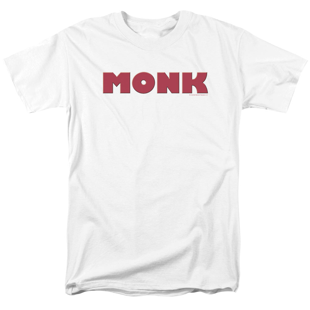 Monk - Logo - Short Sleeve Adult 18/1 - White T-shirt