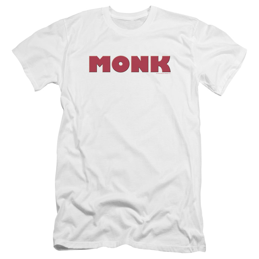 Monk - Logo-premuim Canvas Adult Slim Fit 30/1 - White