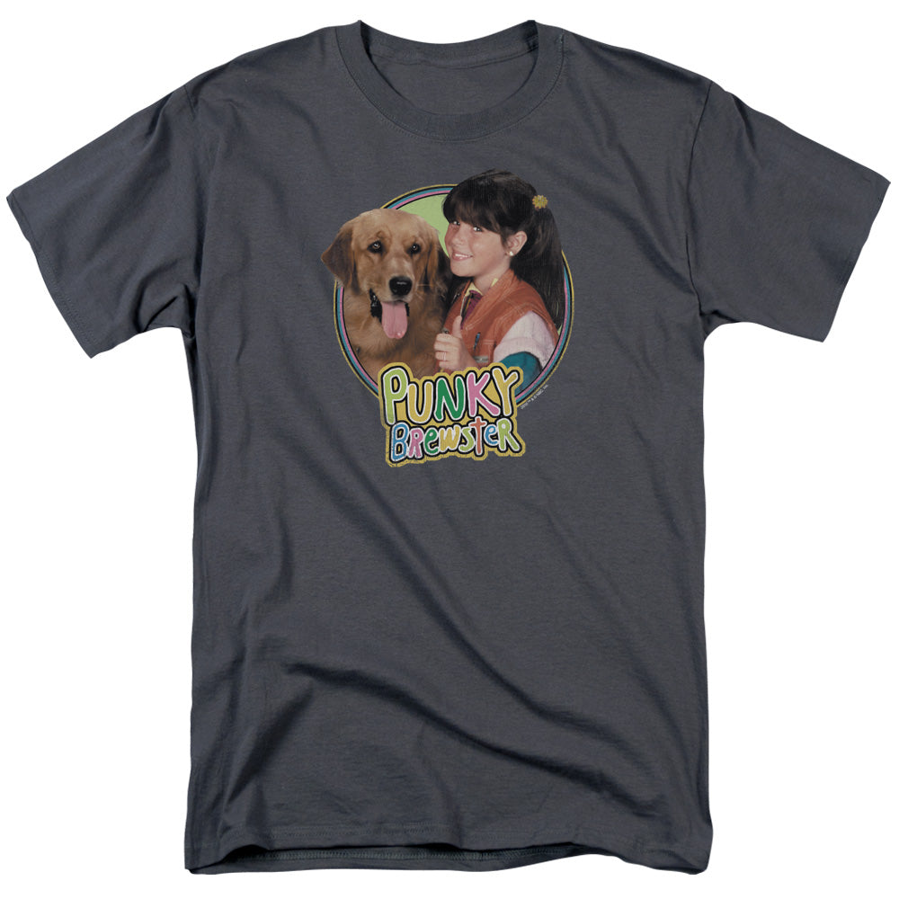 Punky Brewster - Punky & Brandon - Short Sleeve Adult 18/1 - Charcoal T-shirt
