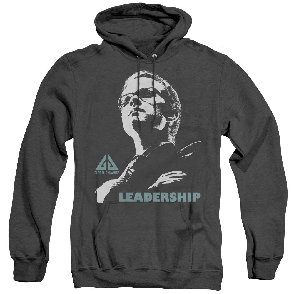 Eureka - Leadership Poster - Adult Heather Hoodie - Black