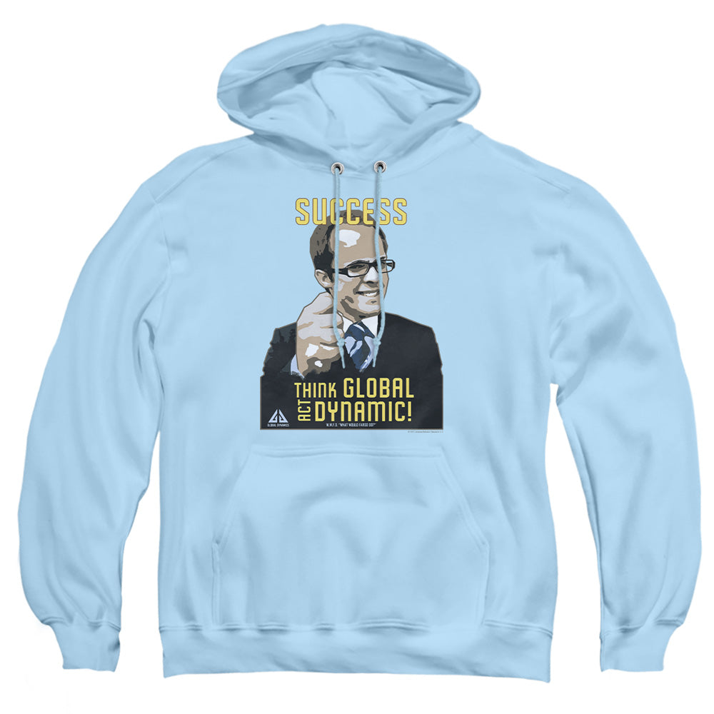 Eureka - Success Poster - Adult Pull-over Hoodie - Light Blue