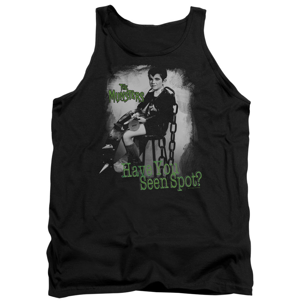 The Munsters - Have You Seen Spot - Adult Tank - Black