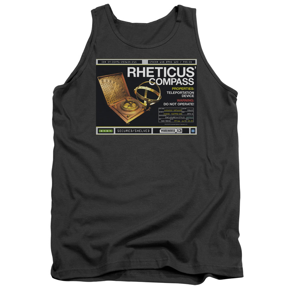 Warehouse 13 - Rheticus Compass - Adult Tank - Charcoal