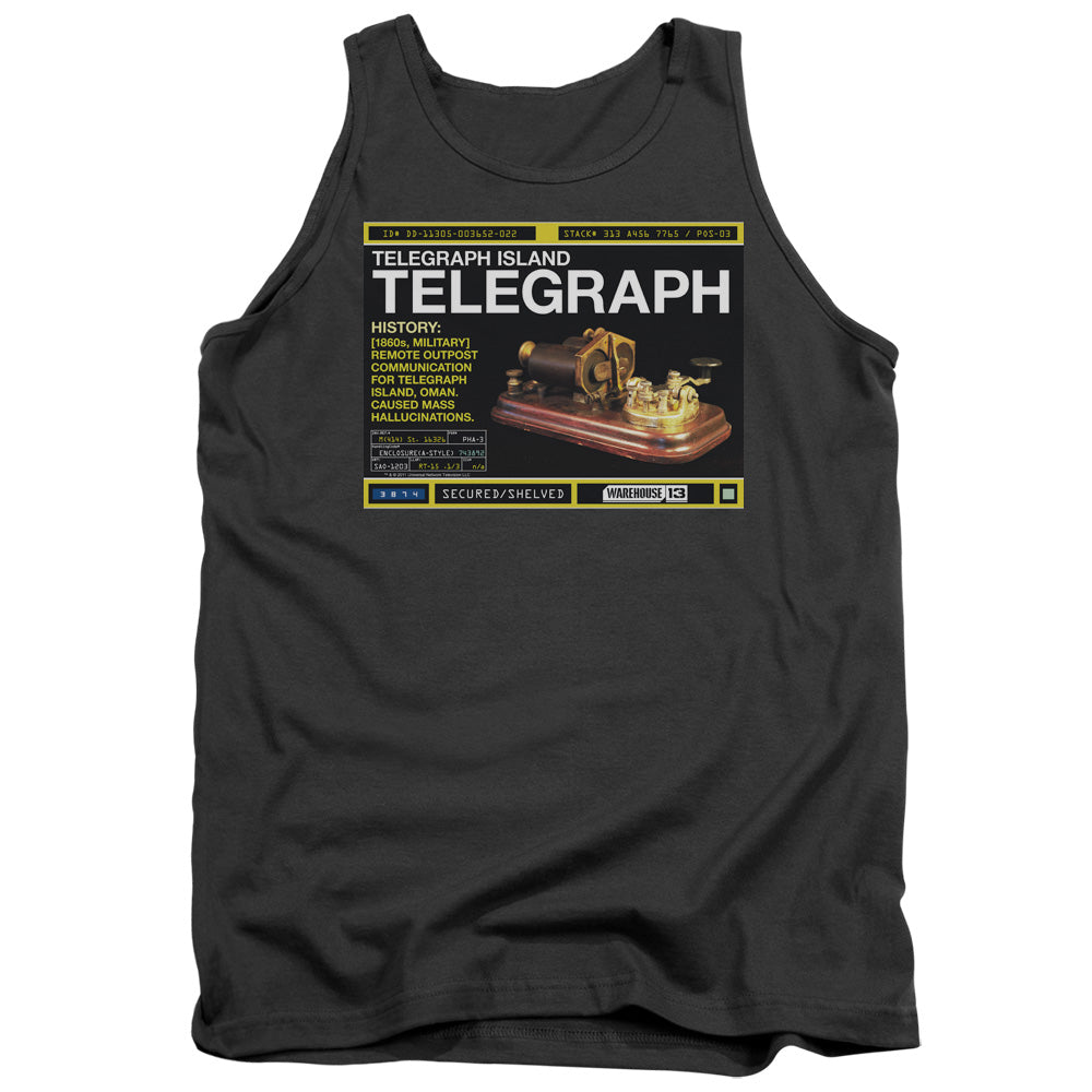 Warehouse 13 - Telegraph Island - Adult Tank - Charcoal