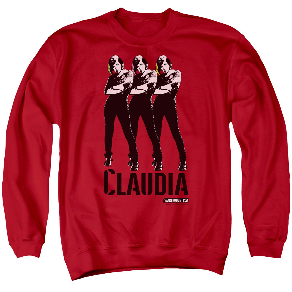 Warehouse 13 - Claudia - Adult Crewneck Sweatshirt - Red