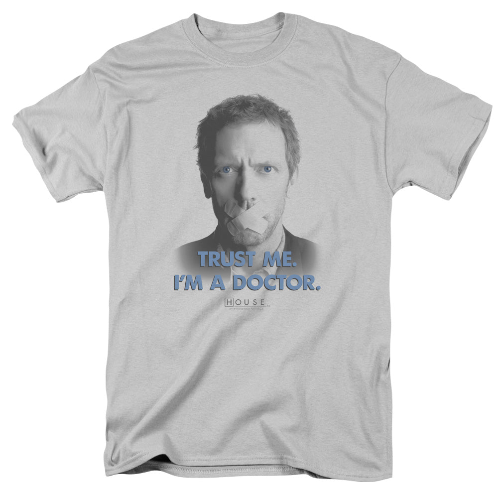 House - Trust Me - Short Sleeve Adult 18/1 - Silver T-shirt