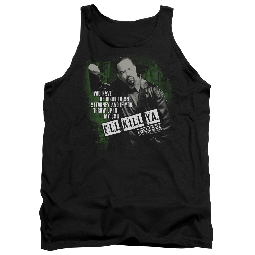 Law And Order Svu Ill Kill Ya - Adult Tank - Black