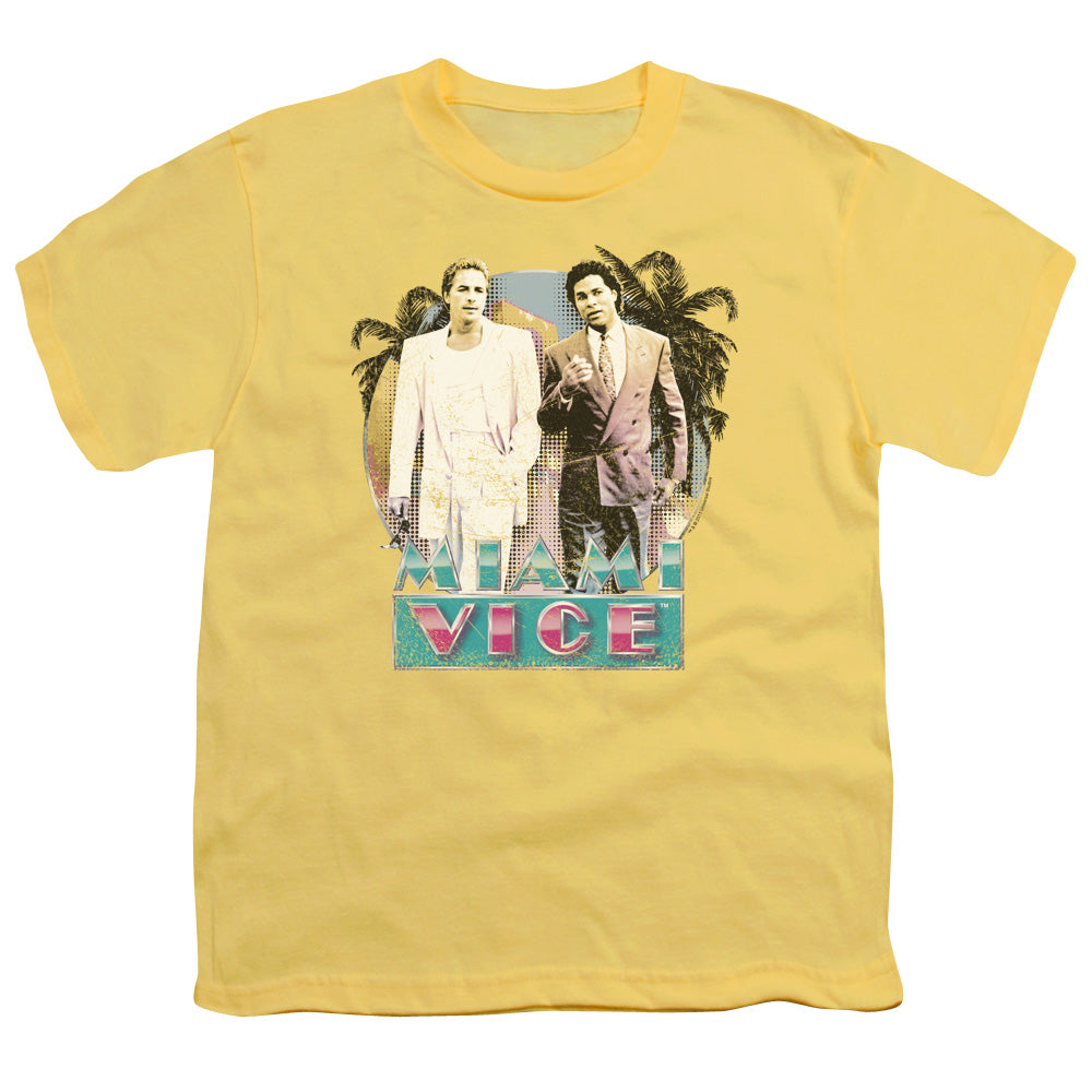 Miami Vice - 80s Love - Short Sleeve Youth 18/1 - Banana T-shirt