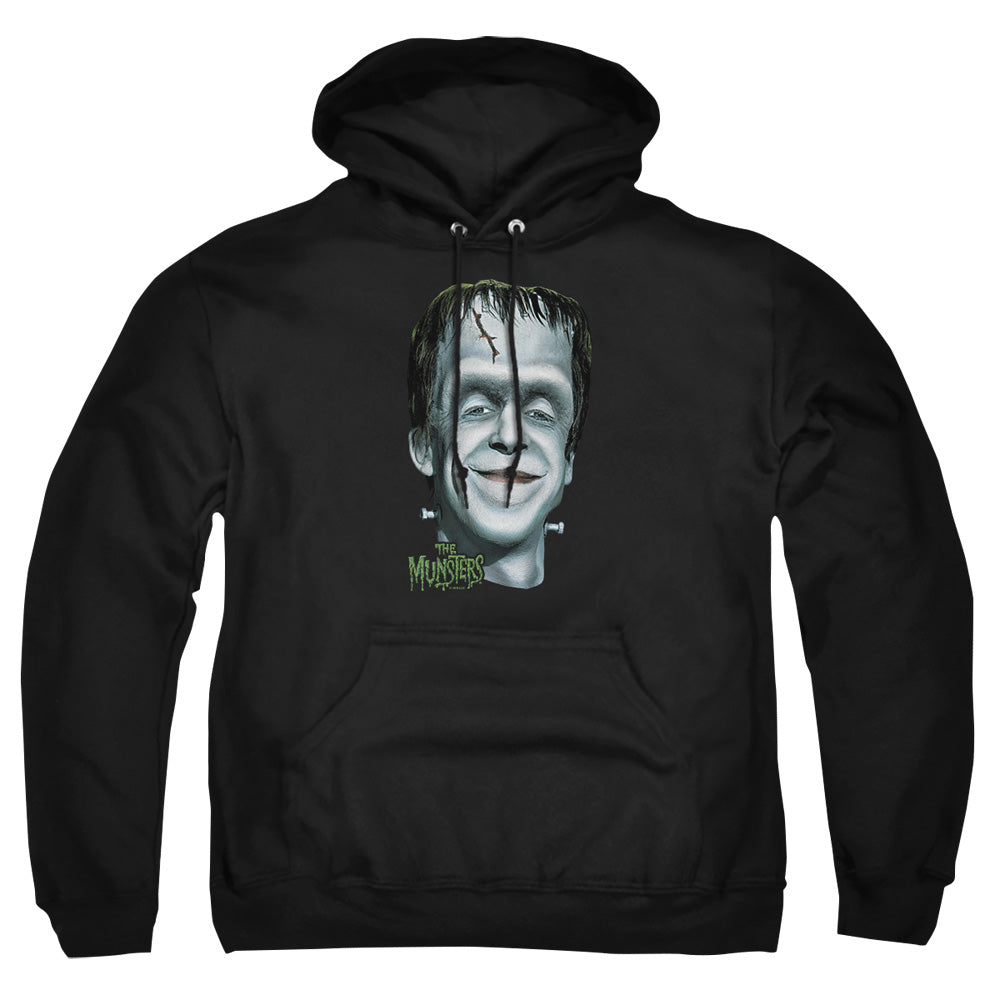 The Munsters - Hermans Head - Adult Pull-over Hoodie - Black