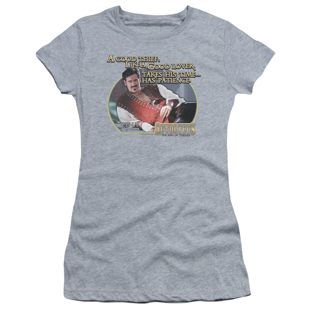 XENA A GOOD THIEF - S/S JUNIOR SHEER - ATHLETIC HEATHER T-Shirt