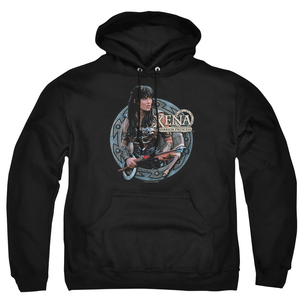 Xena - The Warrior - Adult Pull-over Hoodie - Black