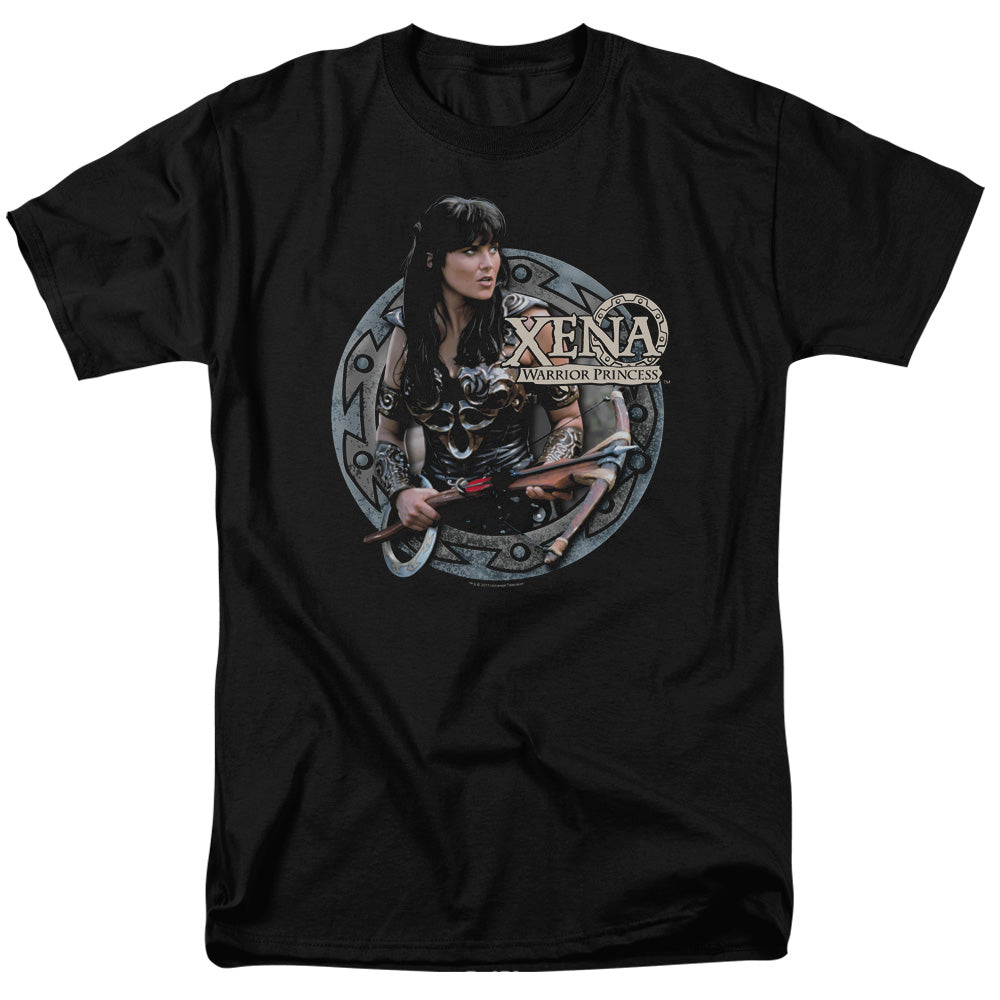 Xena - The Warrior - Short Sleeve Adult 18/1 - Black T-shirt