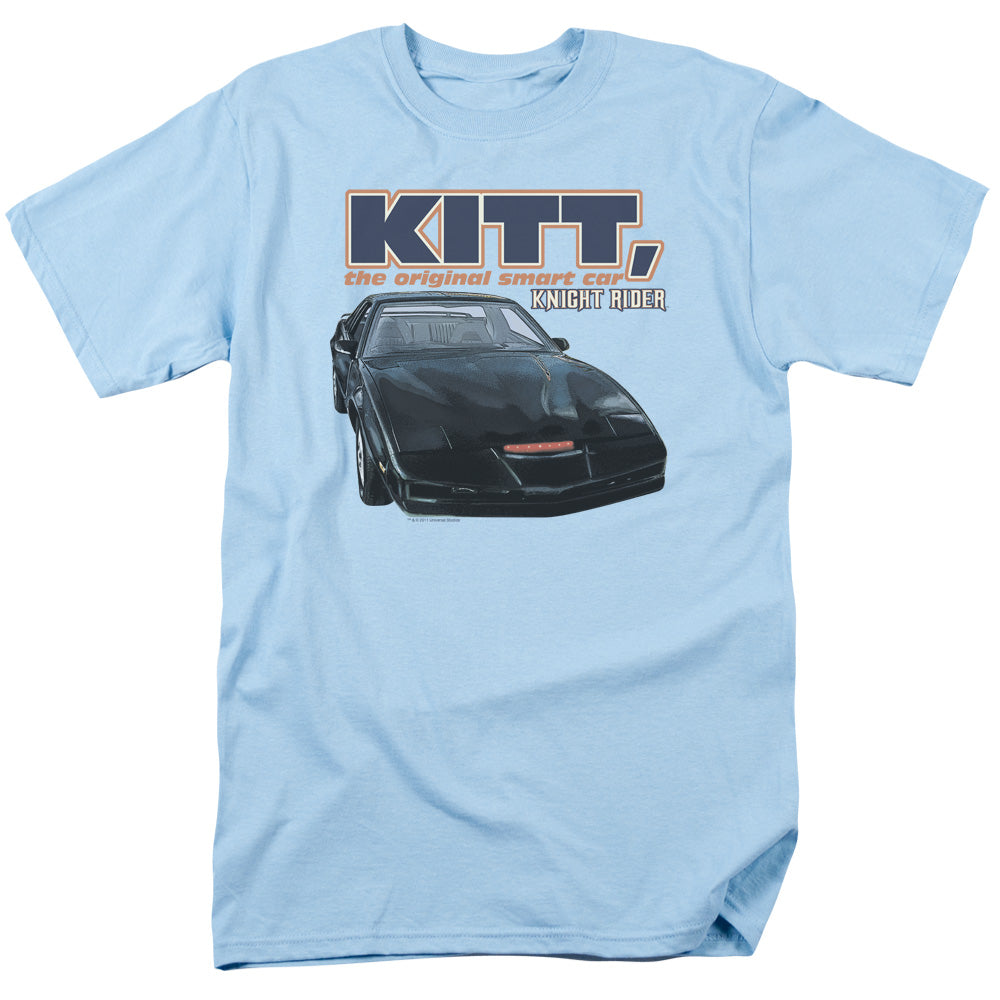 Knight Rider - Original Smart Car - Short Sleeve Adult 18/1 - Light Blue T-shirt