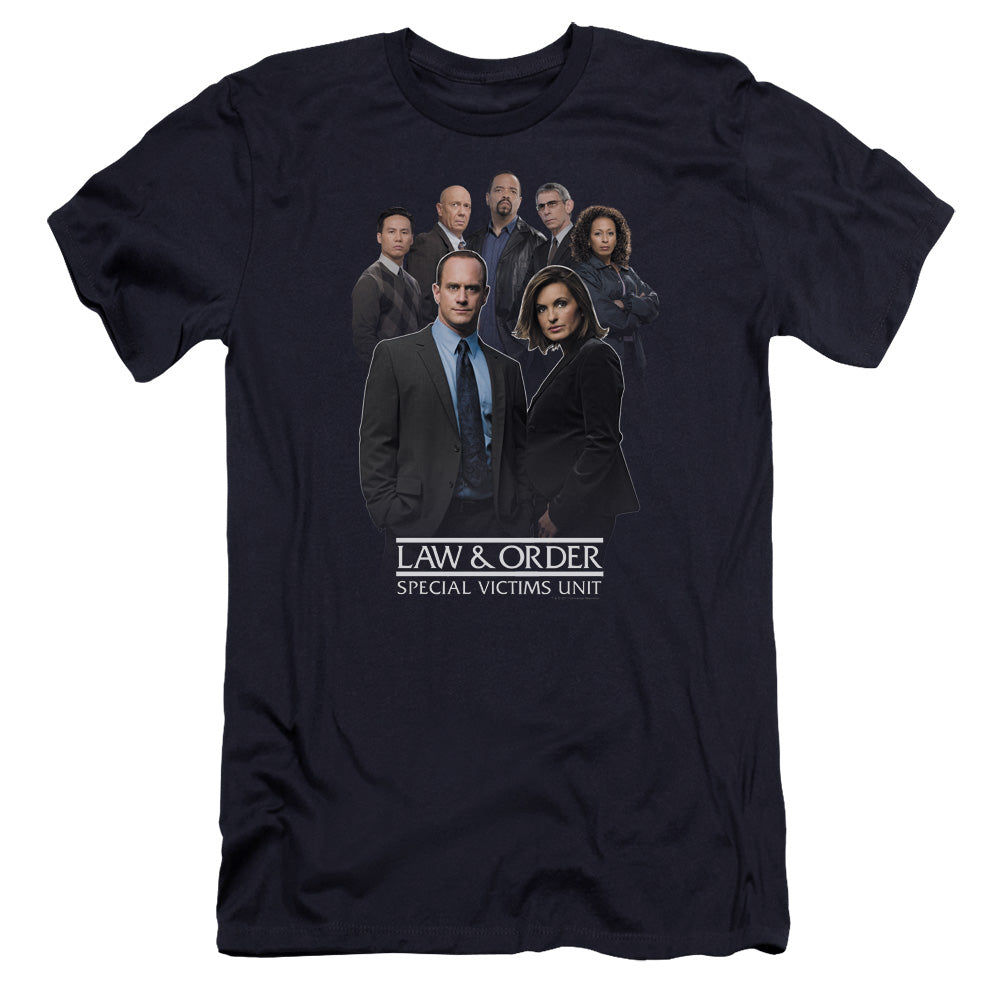 Law And Order Svu - Team-premuim Canvas Adult Slim Fit 30/1 - Navy