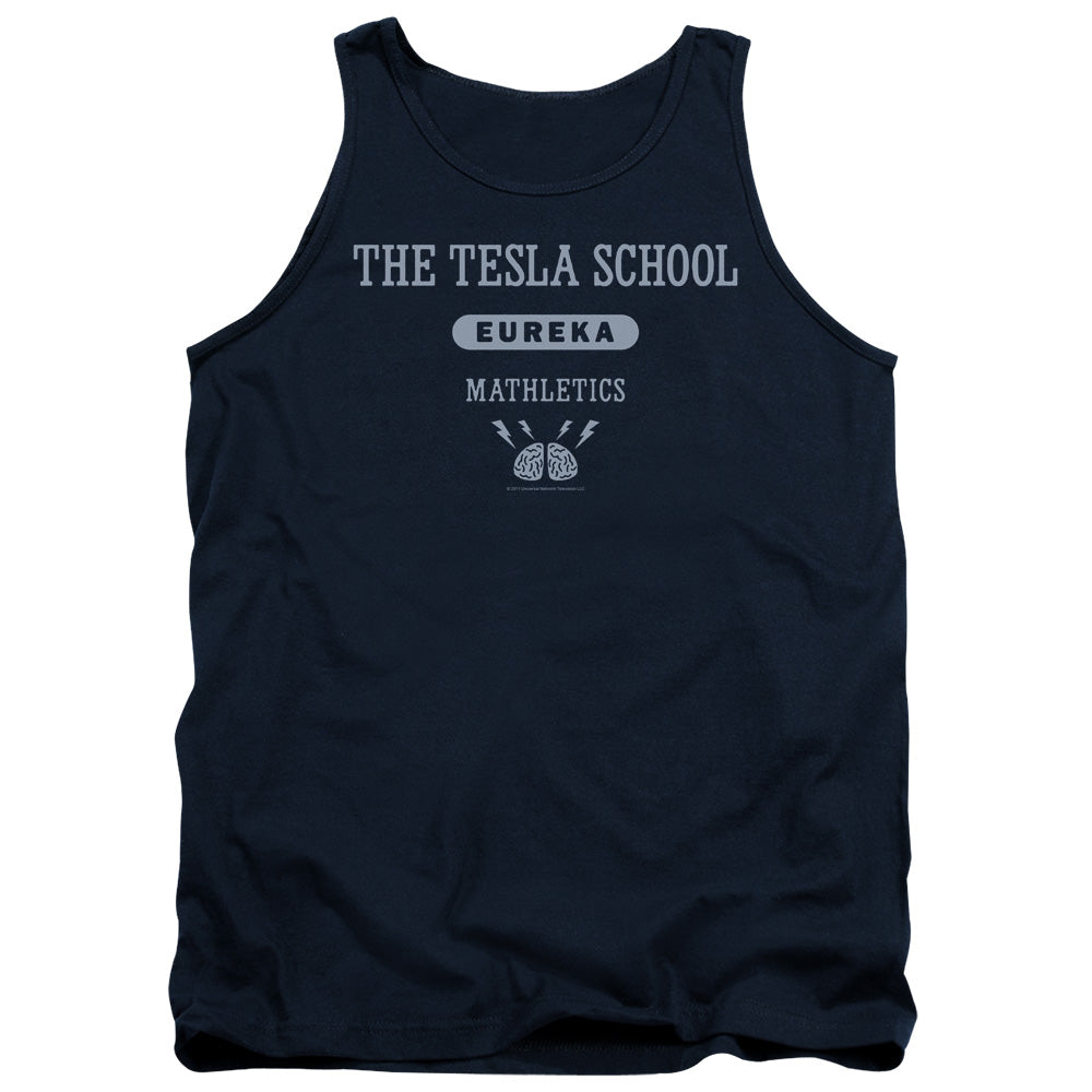 Eureka - Tesla School - Adult Tank - Navy - Sm - Navy