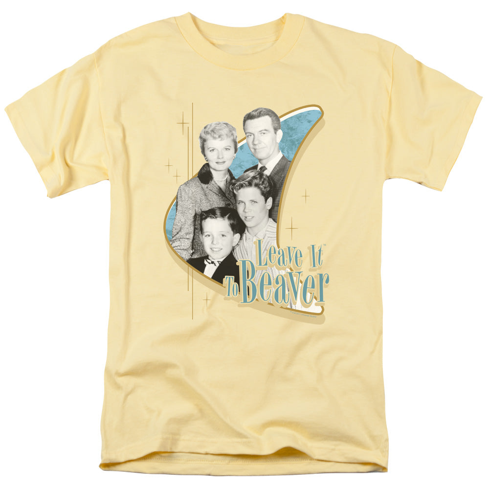 Leave It To Beaver - Wholesome Family - Short Sleeve Adult 18/1 - Banana T-shirt