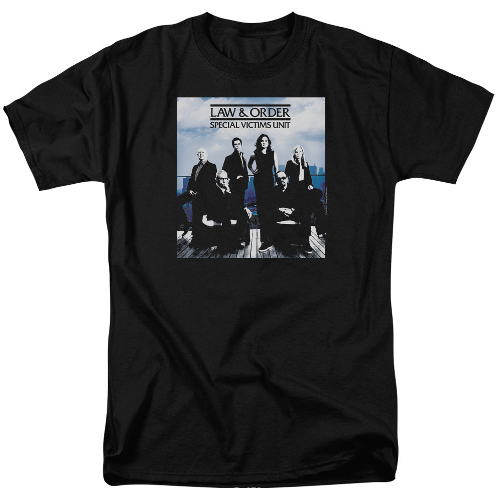 Law And Order Svu - Crew 13 - Short Sleeve Adult 18/1 - Black T-shirt