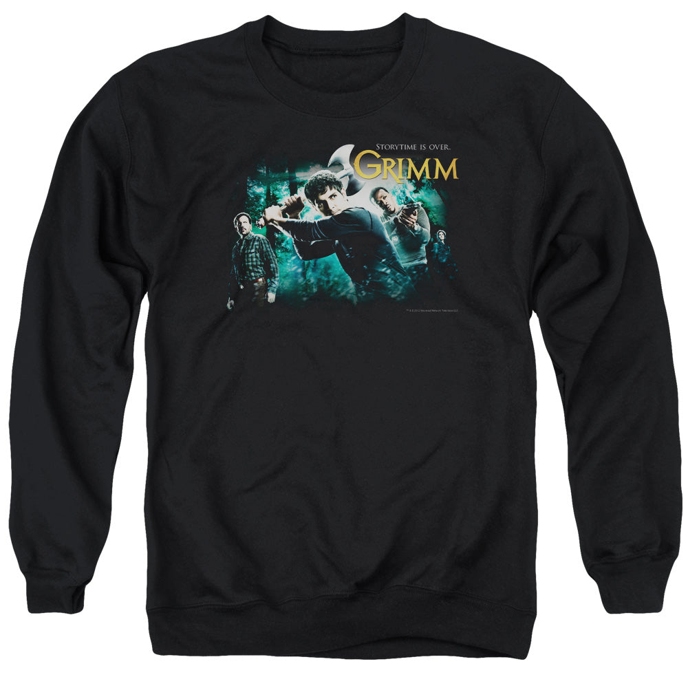 Grimm - Storytime Is Over - Adult Crewneck Sweatshirt - Black