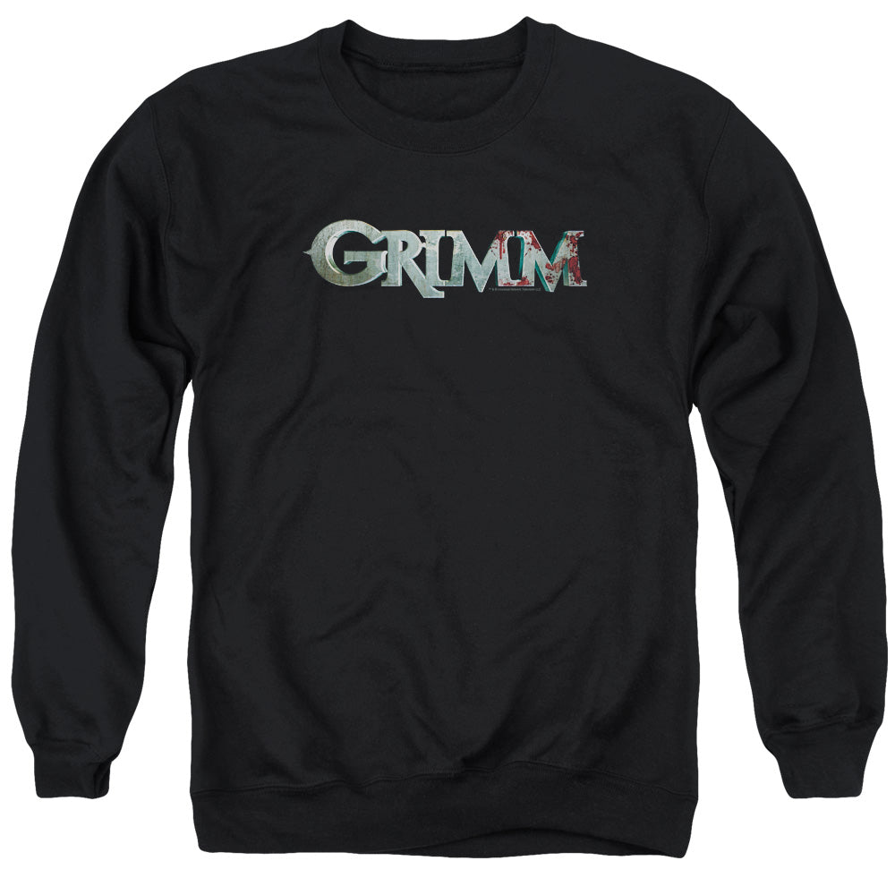 Grimm - Bloody Logo - Adult Crewneck Sweatshirt - Black