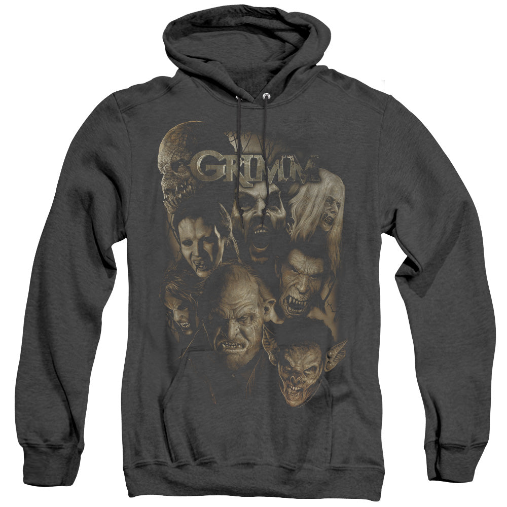 Grimm - Wesen - Adult Heather Hoodie - Black
