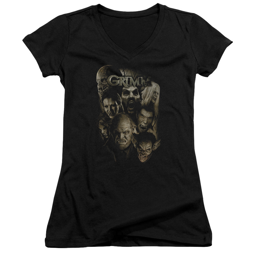 Grimm Wesen - Junior V-neck - Black - Sm - Black