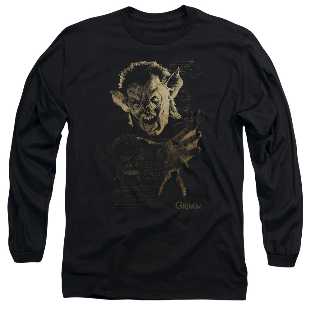 Grimm - Murcielago - Long Sleeve Adult 18/1 - Black - Sm - Black T-shirt