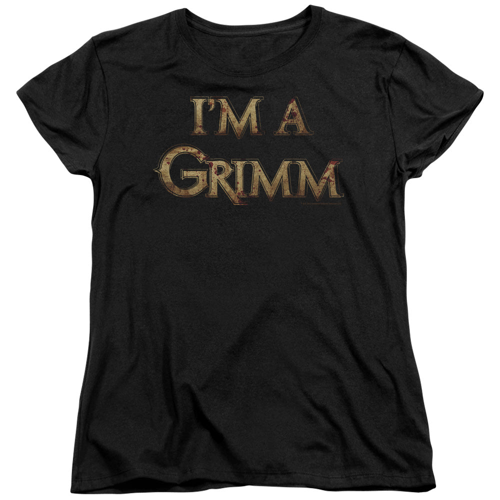 Grimm - Im A Grimm - Short Sleeve Womens Tee - Black - Sm - Black T-shirt