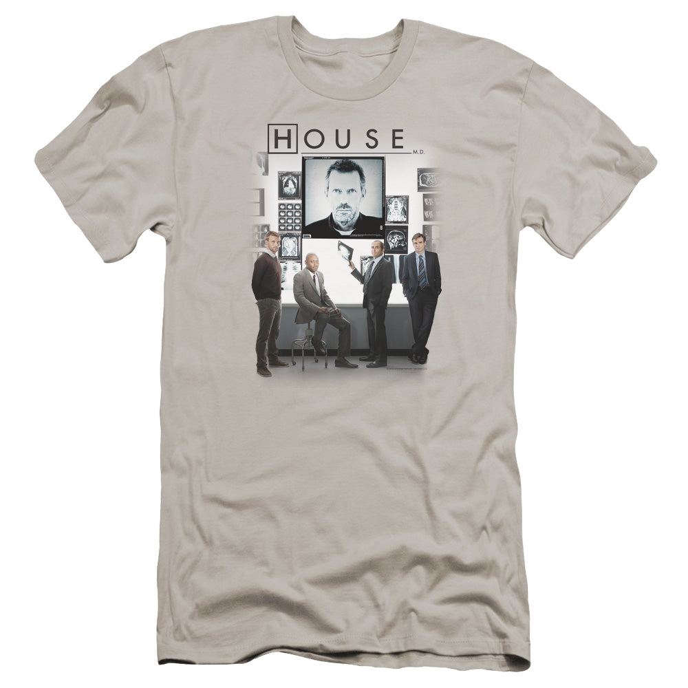 House - The Cast-premuim Canvas Adult Slim Fit 30/1 - Silver
