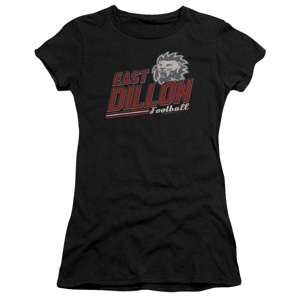 Friday Night Lights - Athletic Lions - Short Sleeve Junior Sheer - Black - Sm - Black T-shirt