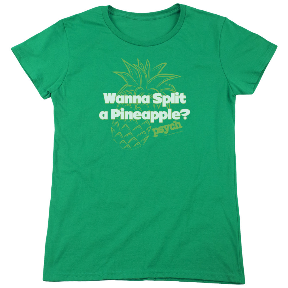 PSYCH PINEAPPLE SPLIT-S/S WOMENS T-Shirt
