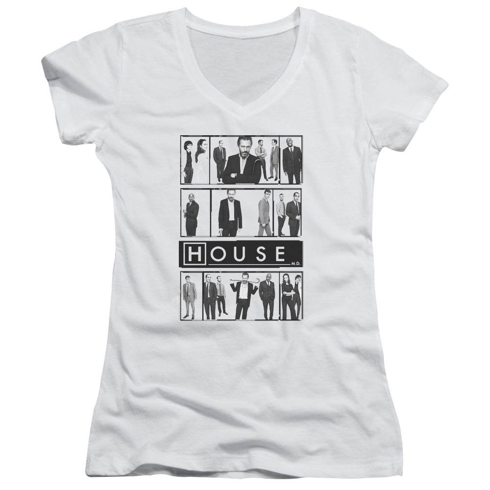 House - Film - Junior V-neck - White