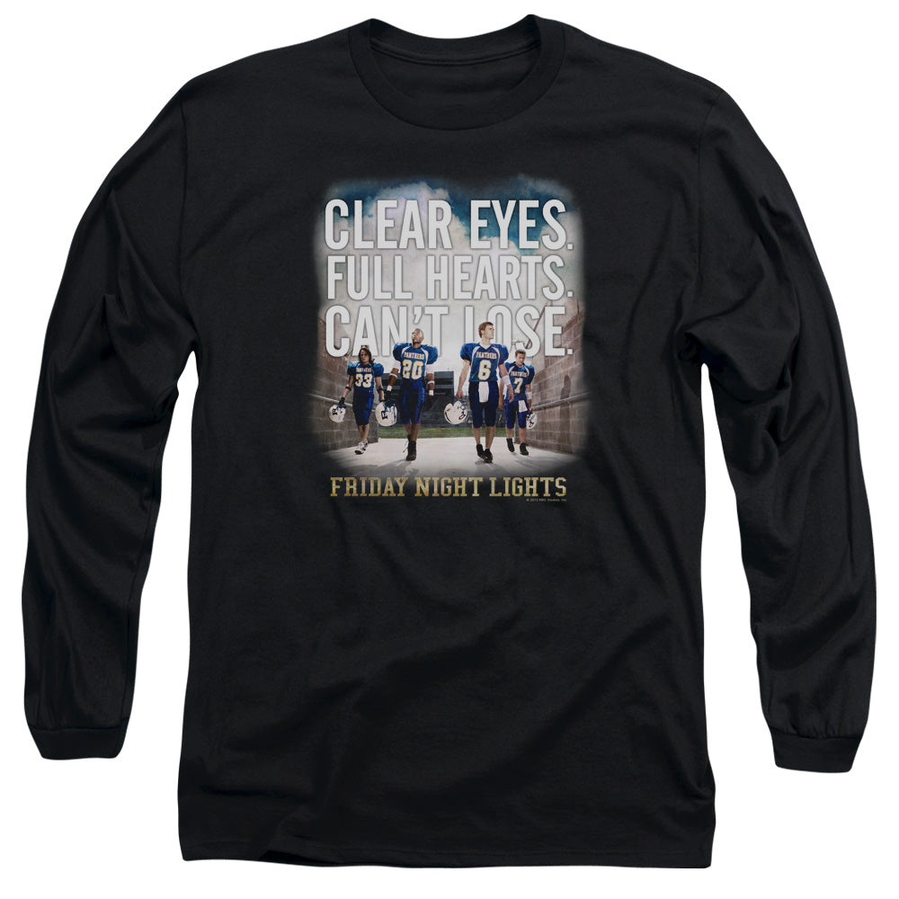 Friday Night Lights - Motivated - Long Sleeve Adult 18/1 - Black T-shirt