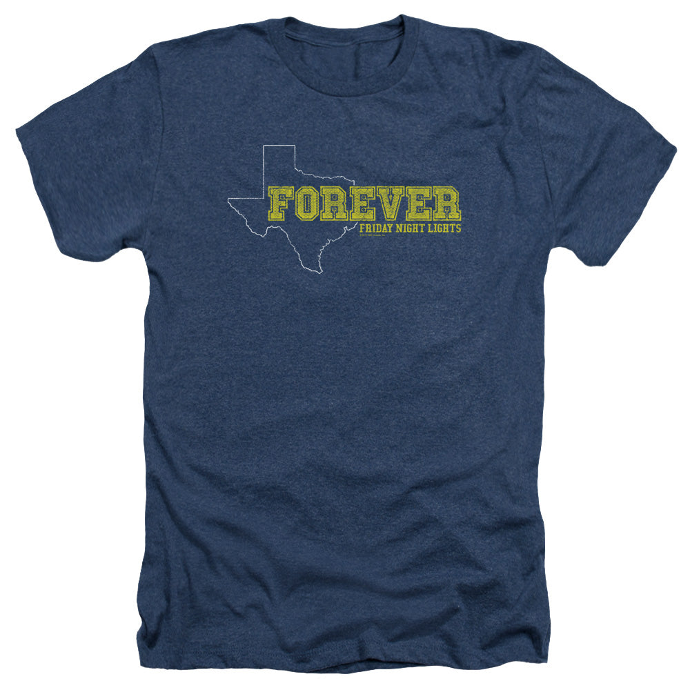 Friday Night Lights - Texas Forever - Adult Heather - Navy - Sm - Navy