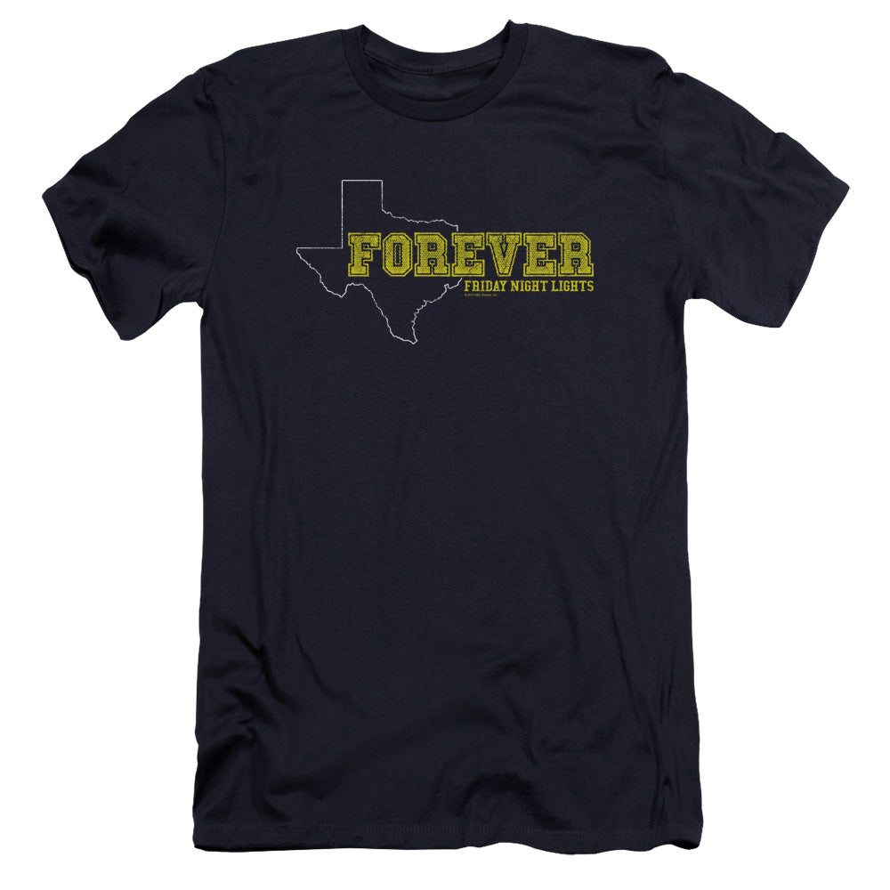 Friday Night Lights - Texas Forever-premuim Canvas Adult Slim Fit 30/1 - Navy