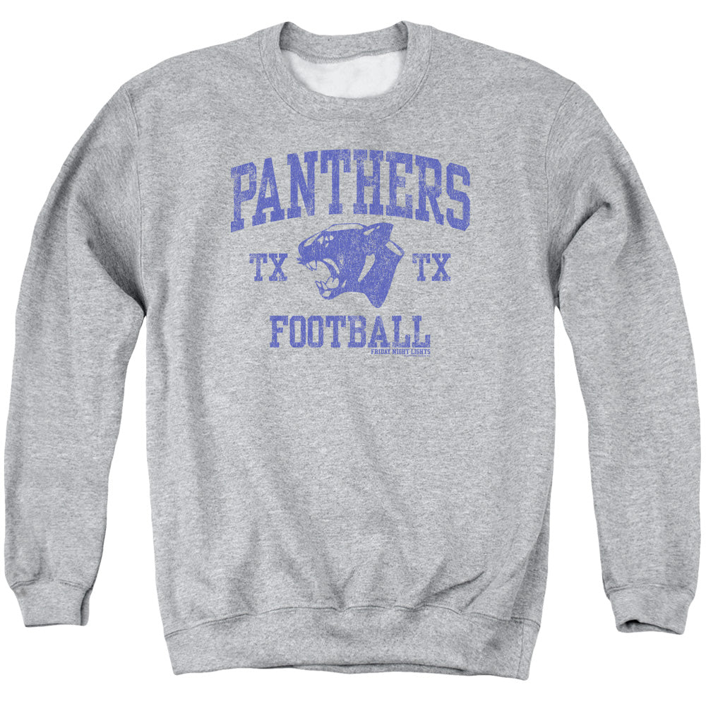 Friday Night Lights - Panther Arch - Adult Crewneck Sweatshirt - Athletic Heather