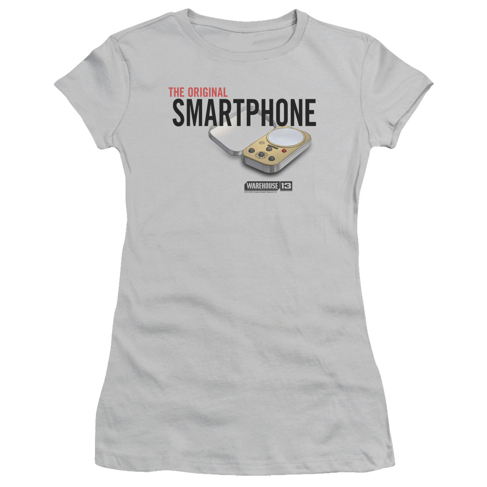 Warehouse 13 - Original Smartphone - Short Sleeve Junior Sheer - Silver T-shirt