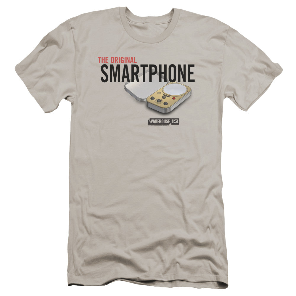 Warehouse 13 - Original Smartphone-premuim Canvas Adult Slim Fit 30/1 - Silver