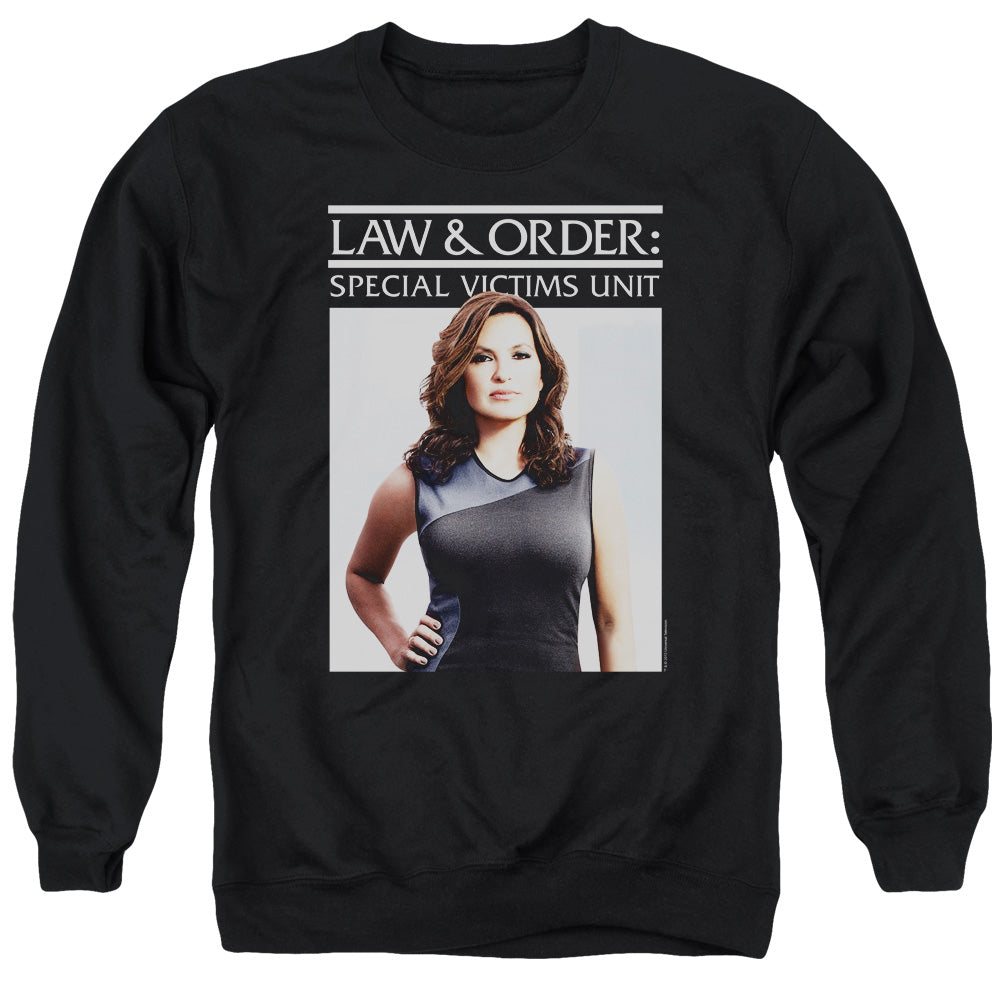 Law And Order Svu - Behind Closed Doors - Adult Crewneck Sweatshirt - Black