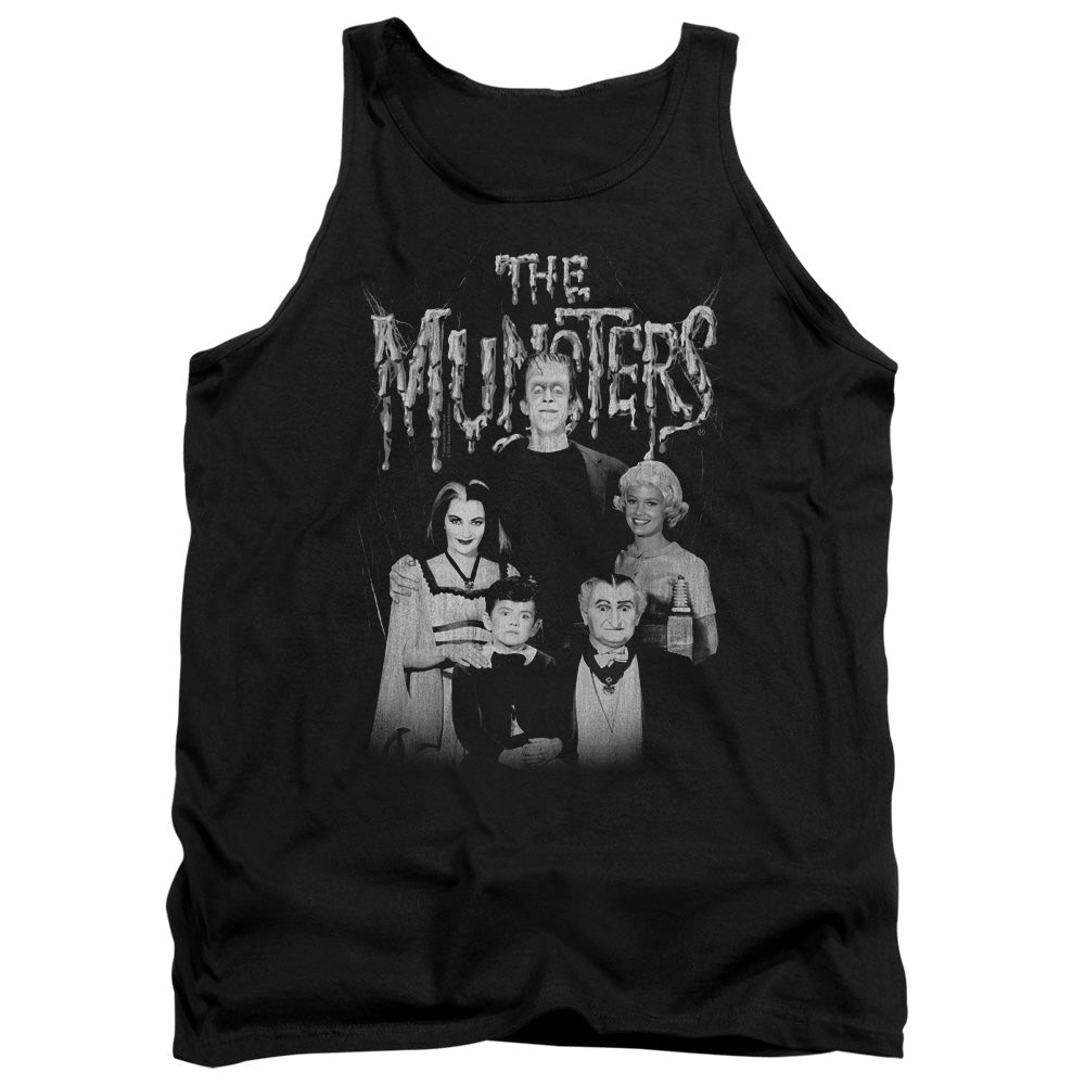 The Munsters - Family Portrait - Adult Tank - Black