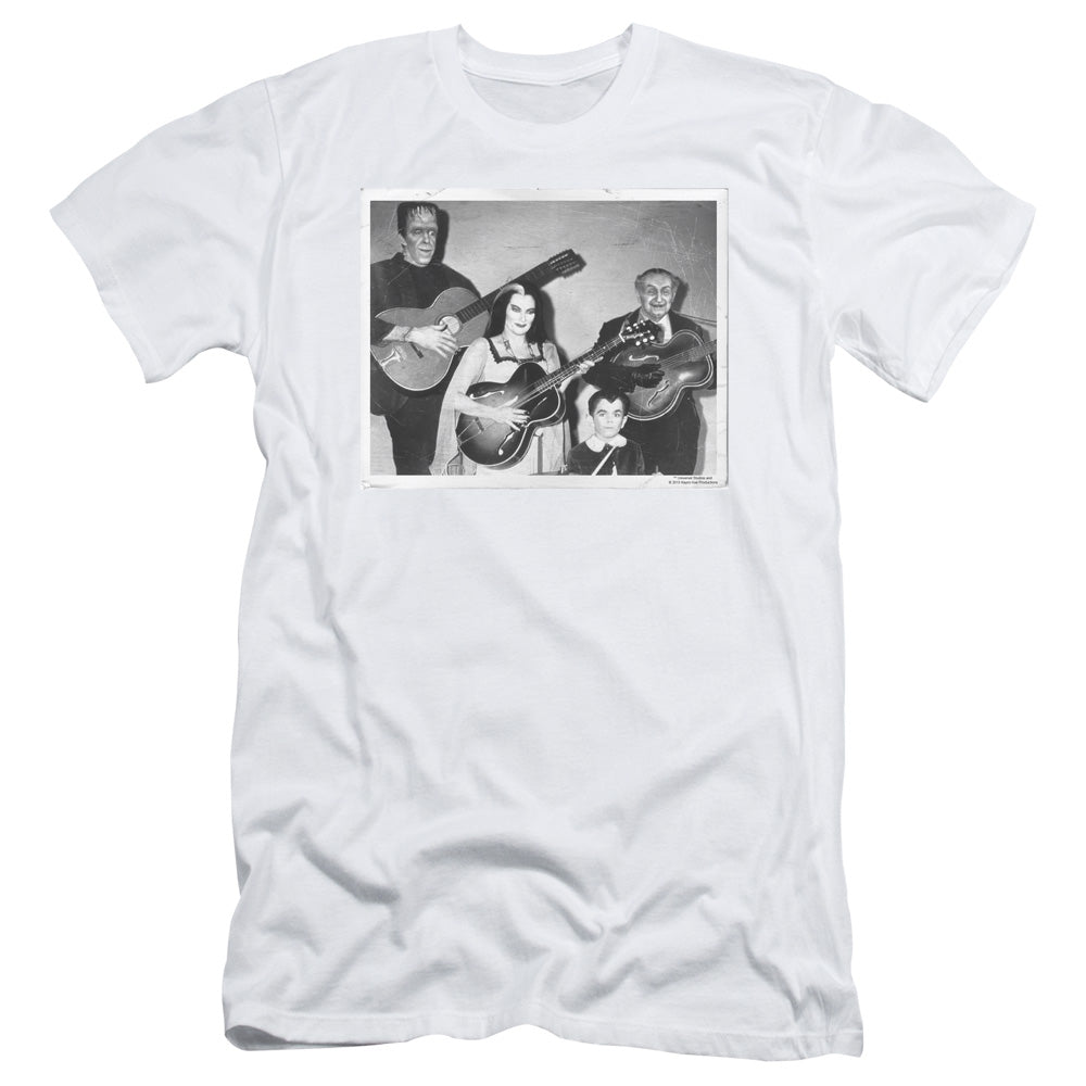The Munsters - Play It Again - Short Sleeve Adult 30/1 - White T-shirt